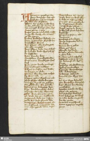 72va-79va: Alphabetisches lat.-dt. Vokabular