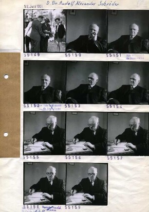 Portraitserie Rudolf Alexander Schröder