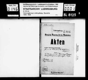 Gemeinde Erlenbach gegen die Stadtgemeinde Weinsberg (Unterhaltung eines öffentlichen Weges)