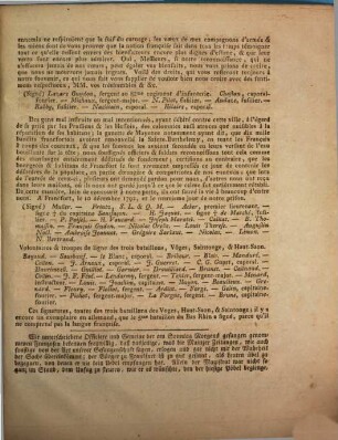 Zur einstweiligen Belehrung an das Publicum über die Auftritte vom 2ten December 1792. in der Stadt Frankfurt : Bericht