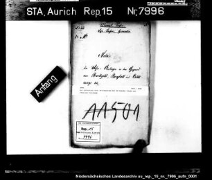 Der Vorschlag einer Verlängerung des Wittmunder Tiefs als Fehn bis Collrunge