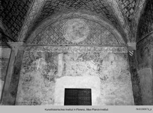 Wanddekoration : Die Ausmalung des Innenhofs und der Loggia