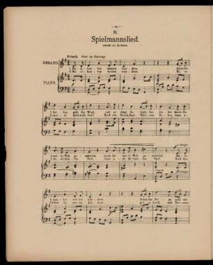 Spielmannslied (op. 7)