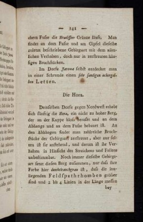 141-142, Die Hora