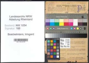 Entnazifizierung Irmgard Boeckelmann , geb. 12.11.1914 ()