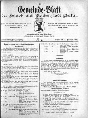 1901,7: No. 7, 17. Februar 1901