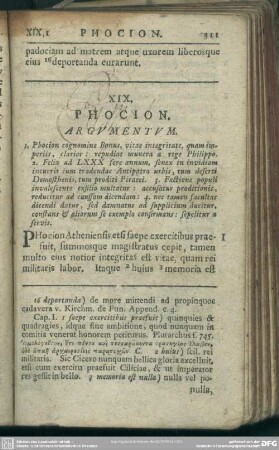XIX. Phocion