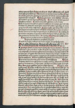 De adulterio duorum ebriorum vera Hystoria.