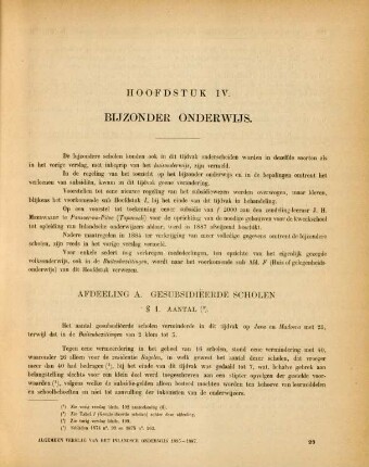 Afdeeling A. Gesubsidieerde scholen