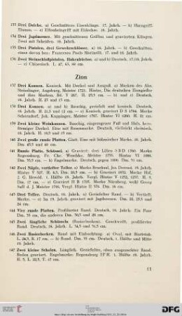 Zinn (Nr. 137-166)
