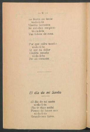 En el día de mi Santo