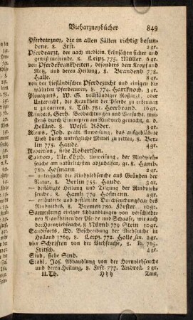849-860, Vieharznenbücher - Ungewitter