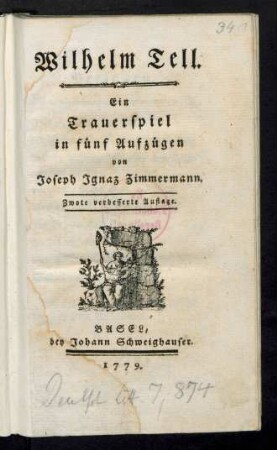 Wilhelm Tell : Ein Trauerspiel in fünf Aufzügen