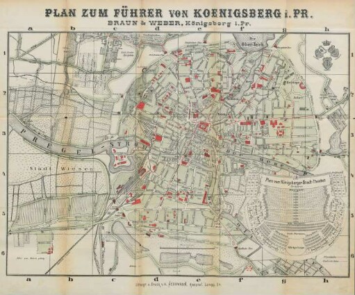Plan zum Führer von Königsberg i. Pr.