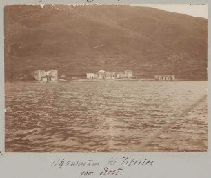 et-hammam bei Tiberias vom Boot.