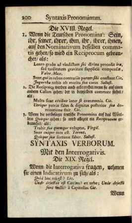 Syntaxis Verborum. Mit den Interrogativis