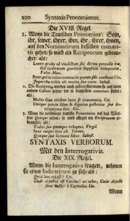 Syntaxis Verborum. Mit den Interrogativis