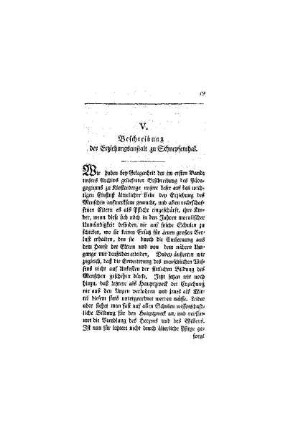 Beschreibung der Erziehungsanstalt zu Schnepfenthal