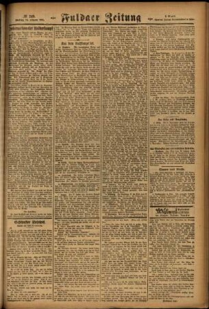 Zweite Ausgabe vom Freitag, den 24. Oktober 1924.