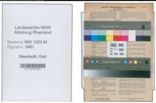 Entnazifizierung Karl Meerboth , geb. 02.02.1901 (Postbeamter)