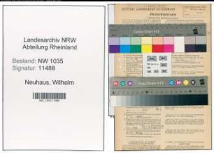 Entnazifizierung Wilhelm Neuhaus , geb. 10.02.1895 (Schreinermeister)