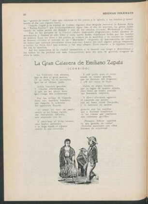 La Gran Calavera de Emiliano Zapata : (Corrido)