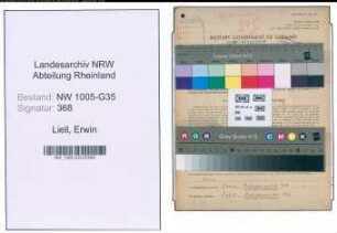 Entnazifizierung Erwin Liell , geb. 08.05.1913 (Buchhaendler)