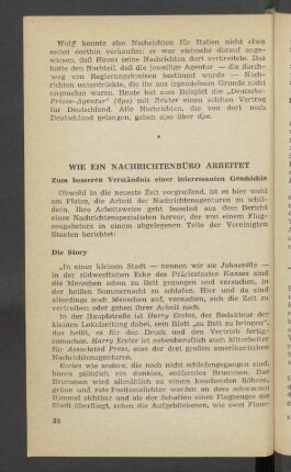 Wie ein Nachrichtenbüro arbeitet