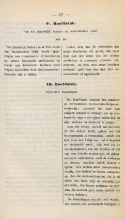 9e. hoofdstuk. Van het plaatselijk bestuur in Nederlandsch Indie