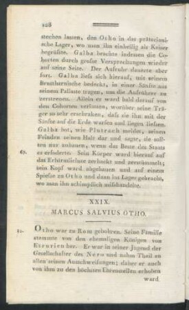 XXIX. Marcus Salvius Otho