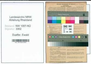 Entnazifizierung Ewald Duelfer , geb. 30.04.1907 (Ingenieur)