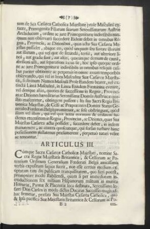 Articulus III.