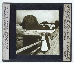 Munch, Mädchen auf der Brücke