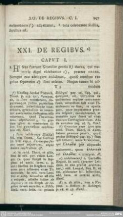 XXI. De Regibus