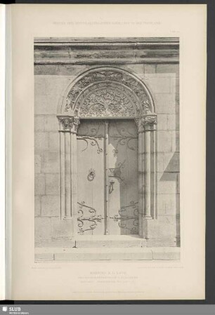 Marburg a. d. Lahn, Deutschordenskirche S. Elisabeth, Südportal