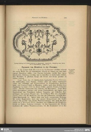Fayence-Schüssel mit Berain-Ornament in Blaumalerei