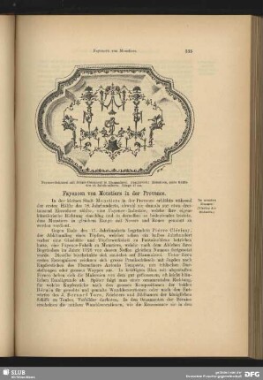 Fayence-Schüssel mit Berain-Ornament in Blaumalerei