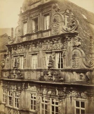 Haus zum Ritter St. Georg, Ansicht des Giebels, Heidelberg