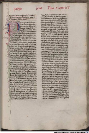 [De consolatione philosophiae] : vna cu[m] apparatu & expositione beati Thome de aquino ordinis predicatorum, [2]. [Kommentar]
