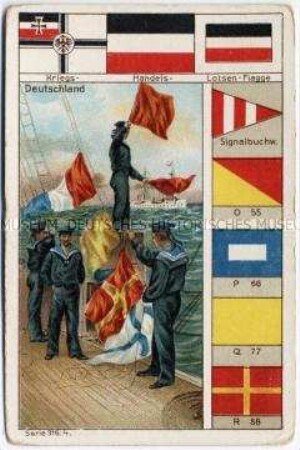 Sammelbild "Deutschland" der Serie Flaggen (Serie 316, Nr. 4)