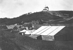 Neusalza-Spremberg. Holländermühle auf dem Stadtberg vor dem Brand 1888 (Aufnahme Karl Golbs), Repro