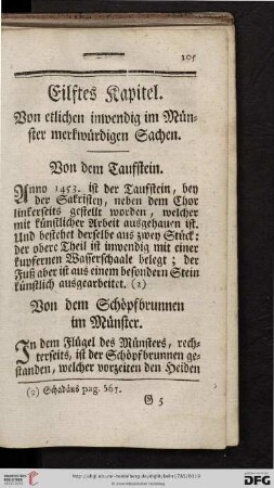 Eilftes Kapitel