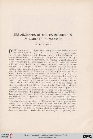7: Les anciennes broderies religieuses de l'Abbaye de Marbach