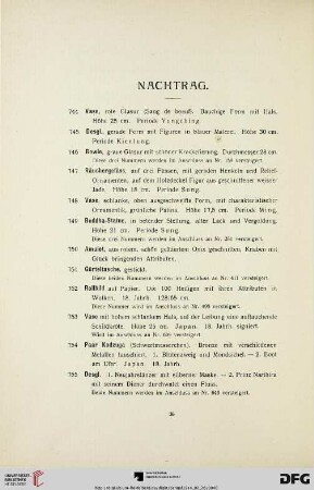 Nachtrag (Nr. 744-765)