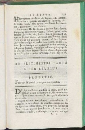 De Septimestri Partu