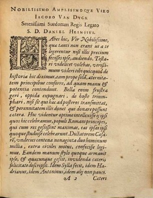 De Praestantia ac dignitate Historiae oratio