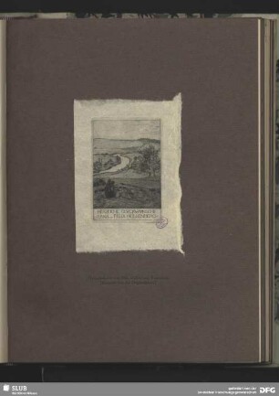 Neujahrskarte von Felix Hollenberg [Herzliche Glückwünsche Erna u. Felix Hollenberg]