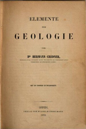 Elemente der Geologie