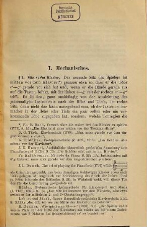 Vergleichende theoretisch-praktische Klavier-Schule : Eine Anweisung zum Studium des hervorragendsten Klavier-Unterrichtswerke nebst ergänzenden Materialien von Hugo Riemann. Op. 39, 1