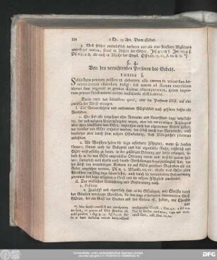 §. 4. Von der verrichtenden Personen des Gebets.